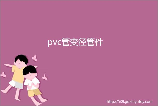 pvc管变径管件