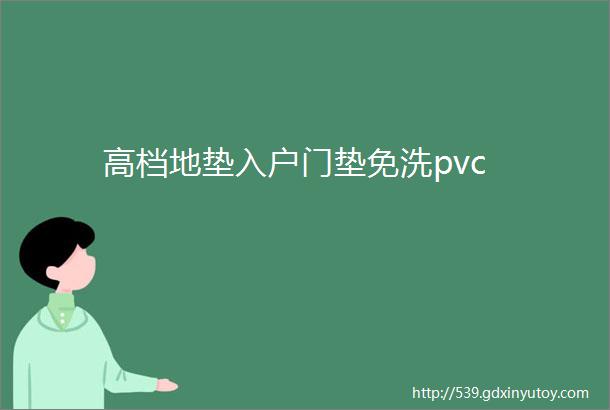 高档地垫入户门垫免洗pvc