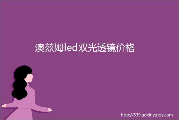 澳兹姆led双光透镜价格