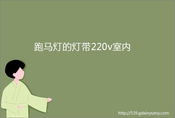 跑马灯的灯带220v室内