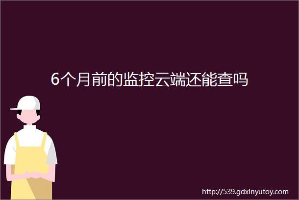 6个月前的监控云端还能查吗