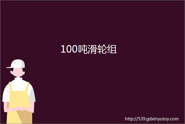 100吨滑轮组