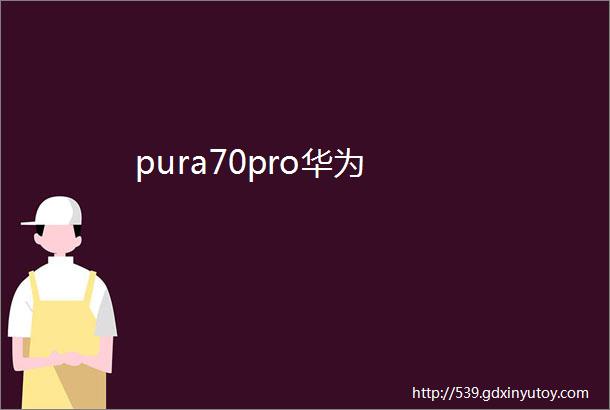 pura70pro华为