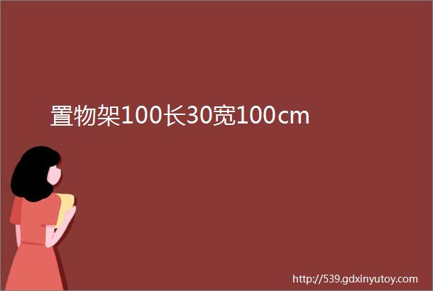 置物架100长30宽100cm