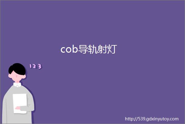 cob导轨射灯