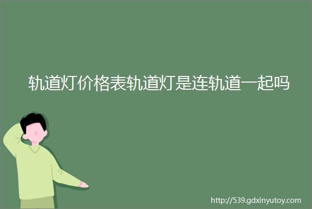 轨道灯价格表轨道灯是连轨道一起吗