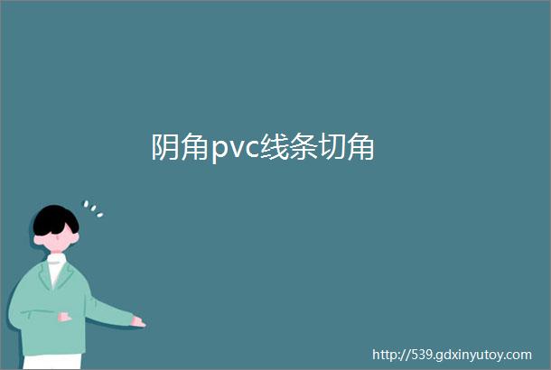 阴角pvc线条切角